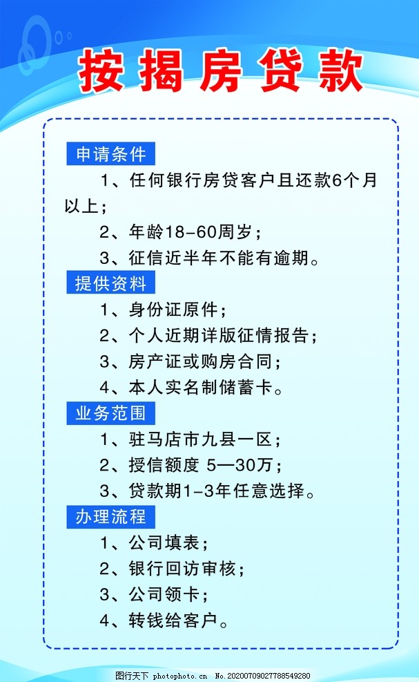 按揭房贷款,金融公司,征信,流水,收入证明,信用贷,工资贷,公务员贷款,车贷业务,银行贷款,代办,代还信用卡,经营性贷款,房贷,工薪贷,贷款流程,房贷流程,车贷流程,设计,商务金融,其他,100DPI,PSD