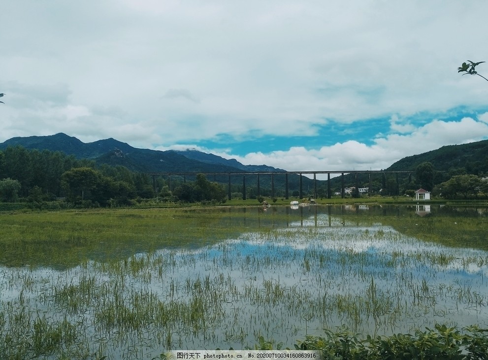 梅雨图片 自然风景 自然景观 图行天下素材网