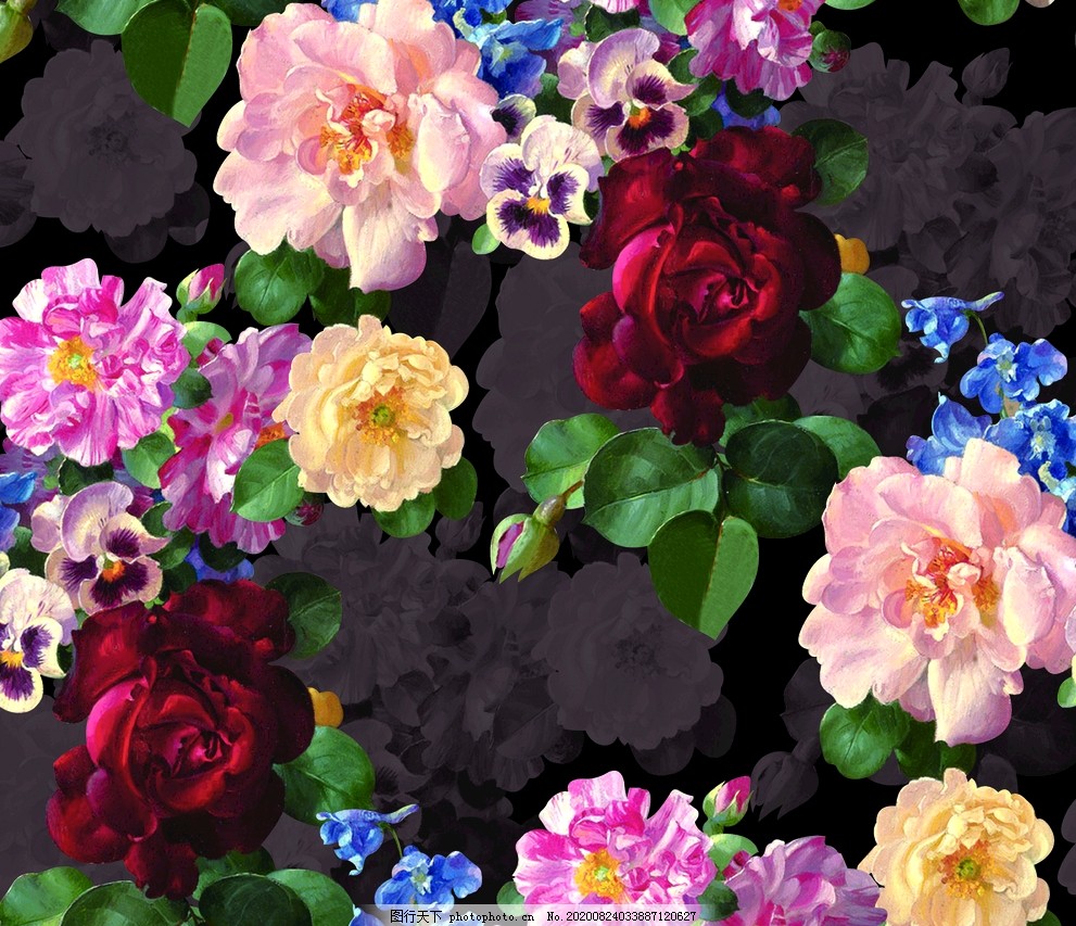 油画花图片 其他图片素材 其他 图行天下素材网