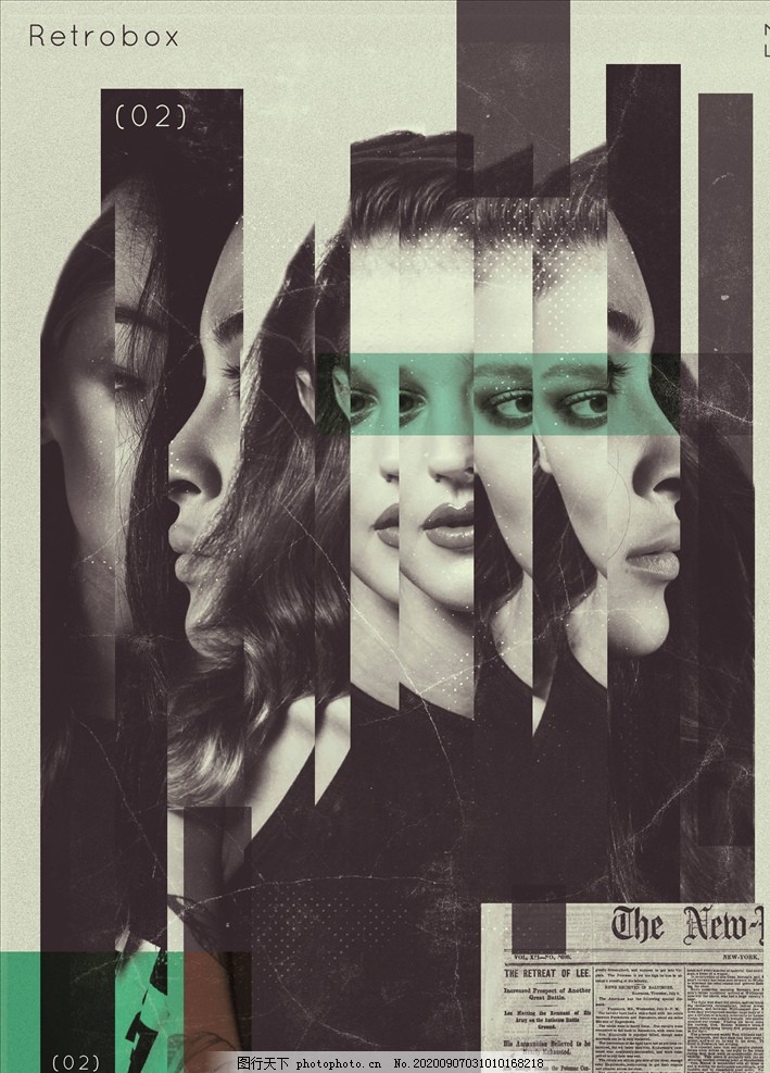 蒸汽波海报图片 其他 广告设计 图行天下素材网